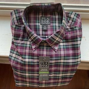 Jos. A Bank flannel shirt.  Size XL